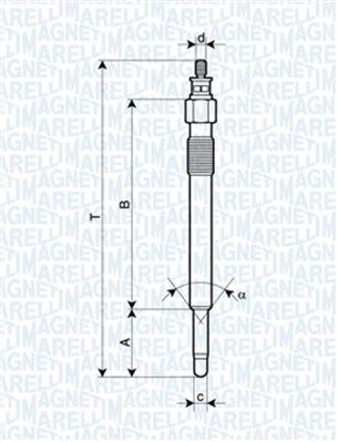 MAGNETI MARELLI 062900020304 Glow Plug