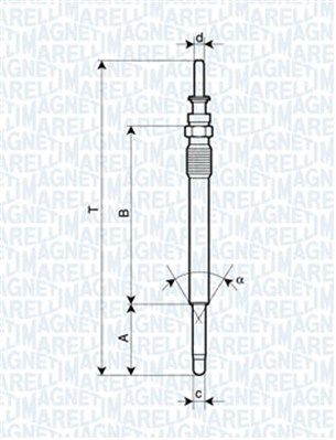 Glow Plug MAGNETI MARELLI 062900025304