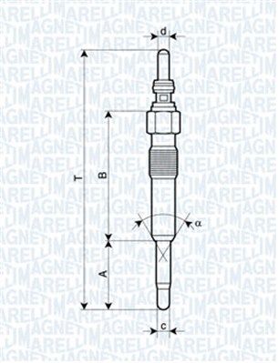 Glow Plug MAGNETI MARELLI 062900028304