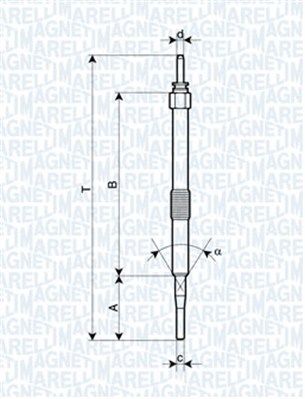 Glow Plug MAGNETI MARELLI 062900033304