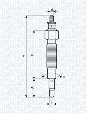Glow Plug MAGNETI MARELLI 062900037304