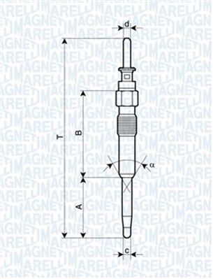 Glow Plug MAGNETI MARELLI 062900039304