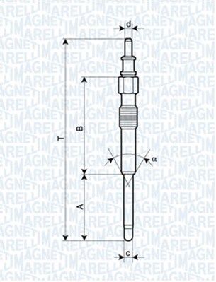 Glow Plug MAGNETI MARELLI 062900042304