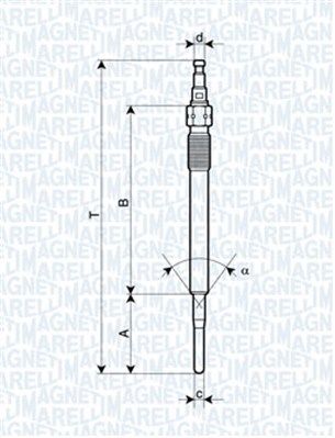 Glow Plug MAGNETI MARELLI 062900051304