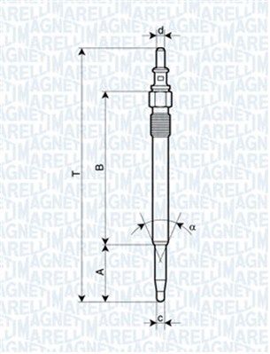 Glow Plug MAGNETI MARELLI 062900052304
