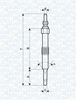 MAGNETI MARELLI 062900067304 Glow Plug
