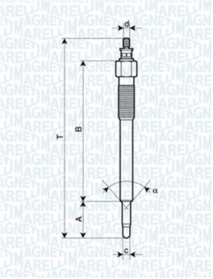 Glow Plug MAGNETI MARELLI 062900075304