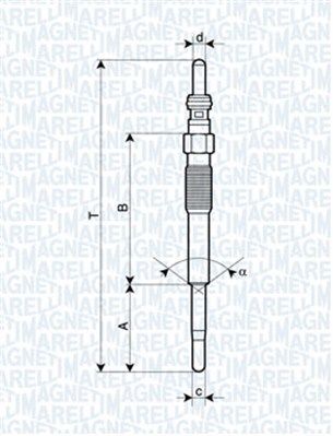 Glow Plug MAGNETI MARELLI 062900080304