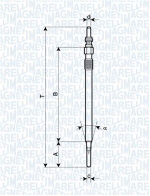 Glow Plug MAGNETI MARELLI 062900081304