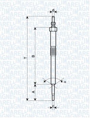 Glow Plug MAGNETI MARELLI 062900082304