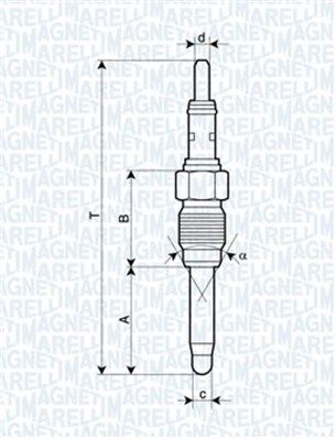 Glow Plug MAGNETI MARELLI 062900084304