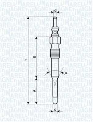 Glow Plug MAGNETI MARELLI 062900085304