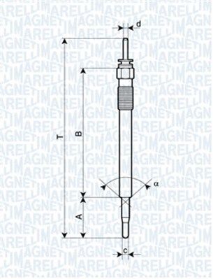 Glow Plug MAGNETI MARELLI 062900086304