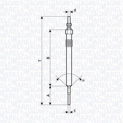 Glow Plug MAGNETI MARELLI 062900127304