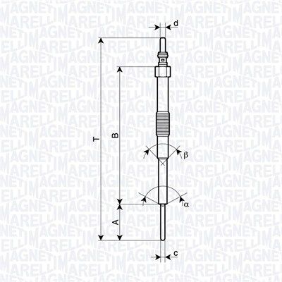 Glow Plug MAGNETI MARELLI 062900129304