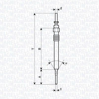 MAGNETI MARELLI 062900130304 Glow Plug