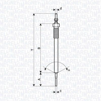 MAGNETI MARELLI 062900138304 Glow Plug