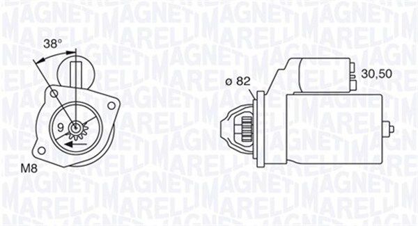 MAGNETI MARELLI 063114014010 Starter