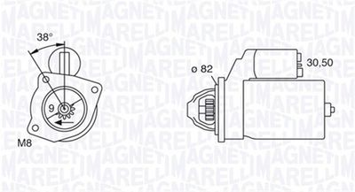 Starter MAGNETI MARELLI 063114014010