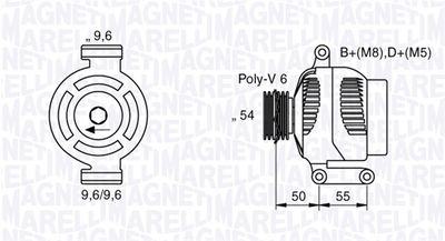 Alternator MAGNETI MARELLI 063377024010