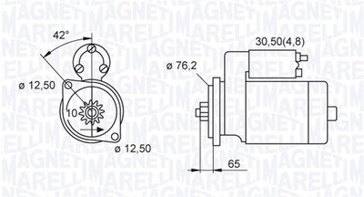 Starter MAGNETI MARELLI 063521230140
