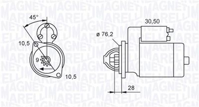 Starter MAGNETI MARELLI 063720040010
