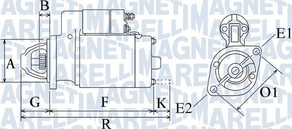 MAGNETI MARELLI 063720349010 Starter