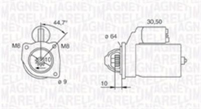 Starter MAGNETI MARELLI 063720371010