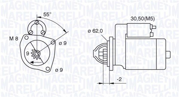 MAGNETI MARELLI 063720390010 Starter