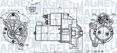 Starter MAGNETI MARELLI 063720581010