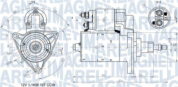 MAGNETI MARELLI 063720597010 Starter