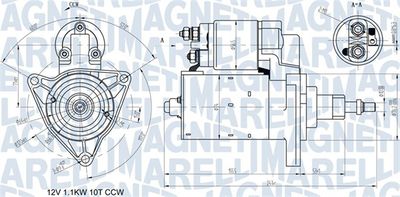 Starter MAGNETI MARELLI 063720597010