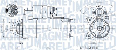 Starter MAGNETI MARELLI 063720613010