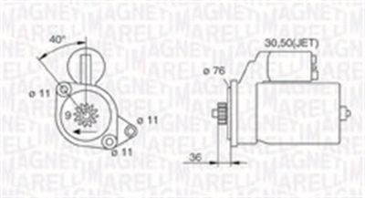 Starter MAGNETI MARELLI 063720618010