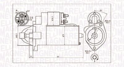 Starter MAGNETI MARELLI 063720624010