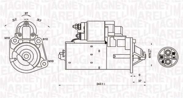 MAGNETI MARELLI 063720680010 Starter