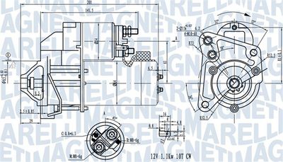 Starter MAGNETI MARELLI 063720681010