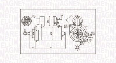Starter MAGNETI MARELLI 063720713010