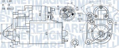 Starter MAGNETI MARELLI 063720784010