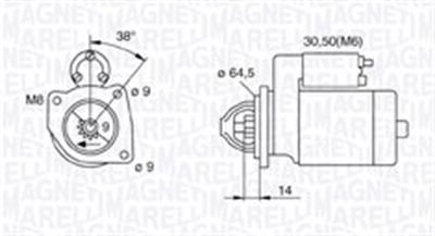 Starter MAGNETI MARELLI 063720796010