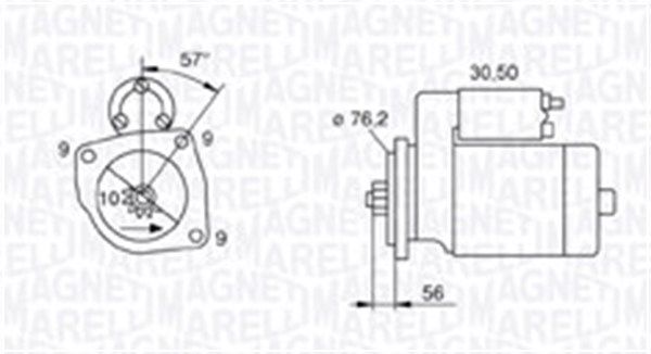 MAGNETI MARELLI 063720801010 Starter
