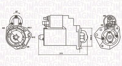 Starter MAGNETI MARELLI 063720880010