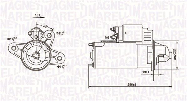 MAGNETI MARELLI 063720977010 Starter