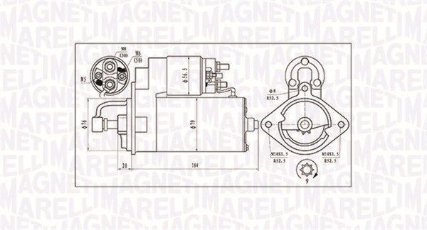 MAGNETI MARELLI 063720984010 Starter