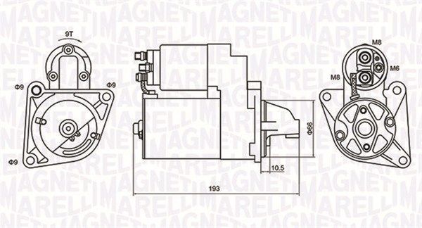 MAGNETI MARELLI 063721053010 Starter