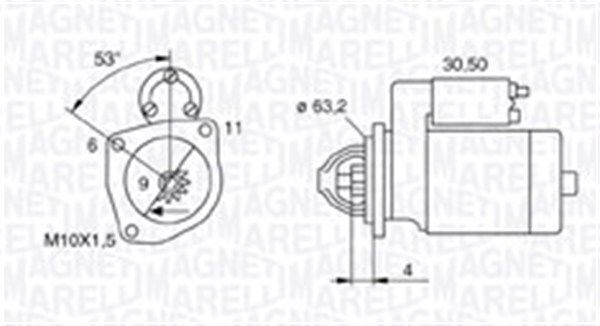 MAGNETI MARELLI 063721057010 Starter