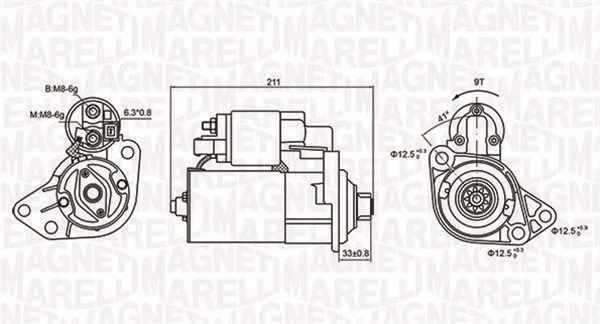 MAGNETI MARELLI 063721062010 Starter