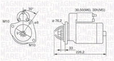 Starter MAGNETI MARELLI 063721067010