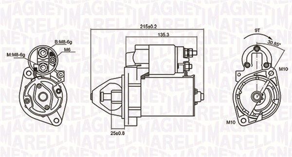 MAGNETI MARELLI 063721075010 Starter