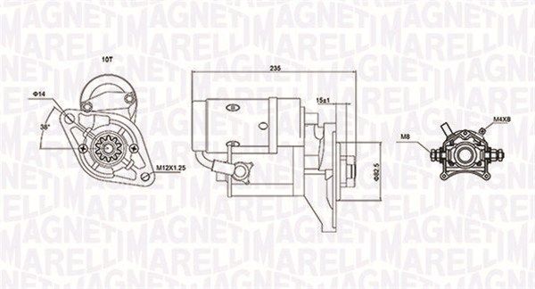 MAGNETI MARELLI 063721089010 Starter